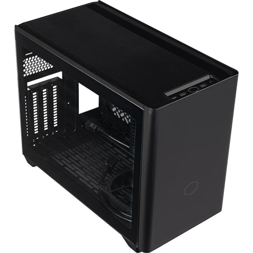 Корпус Cooler Master MasterBox NR200P V2 Black (NR200PV2-KCNN-S00): Материал передней панели пластик