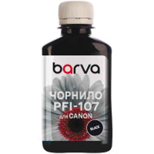Чернила Barva Canon PFI-102/107 180ml BK (C107-884)