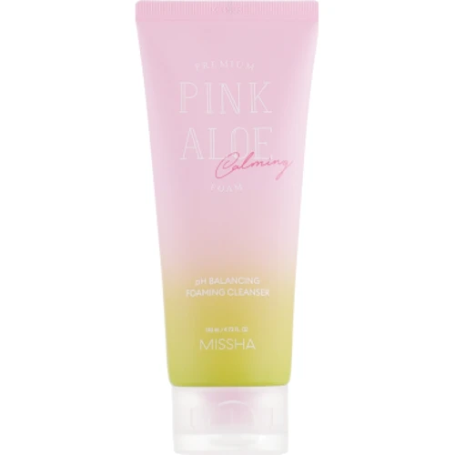 Missha Premium Pink Aloe PH Balancing Foaming Cleanser Слабокислотная пенка для умывания 140 ml