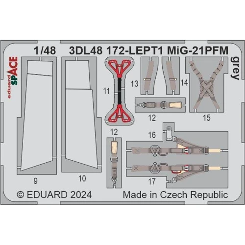 Фототравление Eduard 1/48 A-6E/EA-6A Интрудер (рекомендовано для Monogram/Revell) EDU-48172
