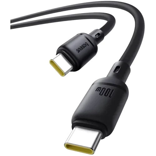 Кабель Baseus Cable USB-C to USB-C Silky Series 100W 2m Black (P10377704113-01): Тип USB-C - USB-C