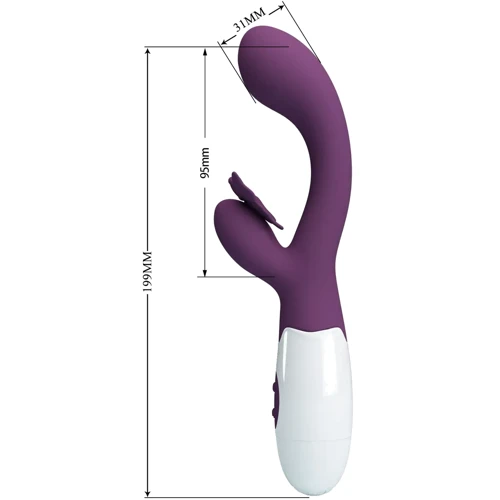 Вибратор LYBAILE Butterfly Kiss Рurple (BI-014927-A2)
