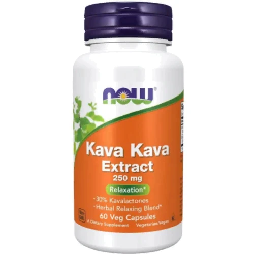 Now Foods Kava Kava Exstract 250 mg 60 веганских капсул