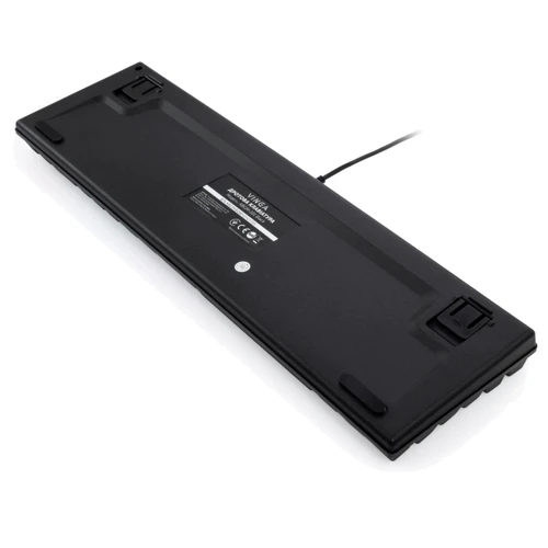 Клавиатура Vinga KBGM-101 LED Red Switch USB Black: Тип клавиш механический