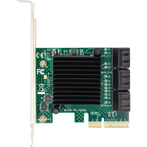 Frime ASM1062+ASM1092 (ECF-PCIEto6SATAIII001.LP): Тип Плата расширения