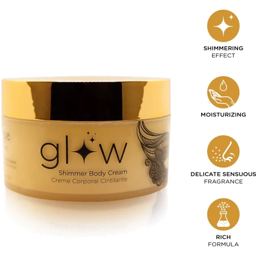 Крем-шиммер для тела Orgie – Glow Shimmering Body Cream (250 мл), чувственный аромат, увлажнение