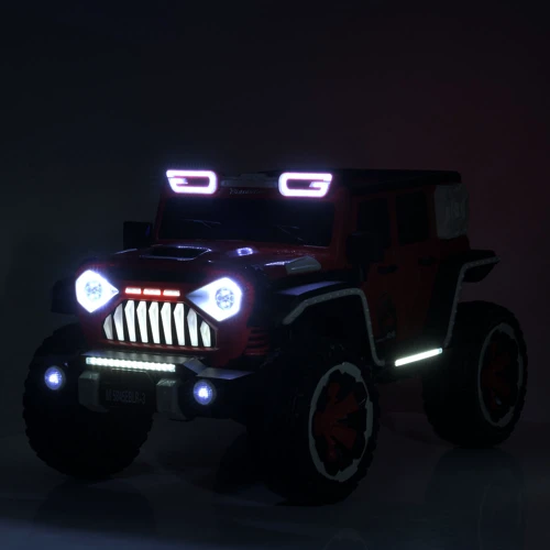 Детский электромобиль Bambi Racer Внедорожник красный (M 5845EBLR-3)