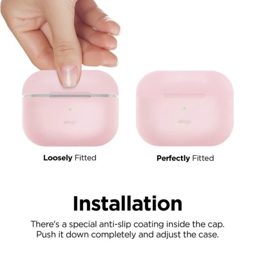 Чехол для наушников Elago Original Case Lovely Pink (EAPPOR-BA-PK) for Airpods Pro фото 3