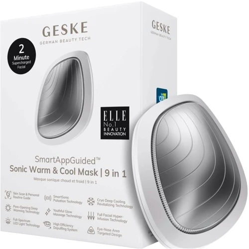 Звукова маска тепло та холод GESKE Sonic Warm & Cool Mask 9 в 1 White (GK000002WH01)