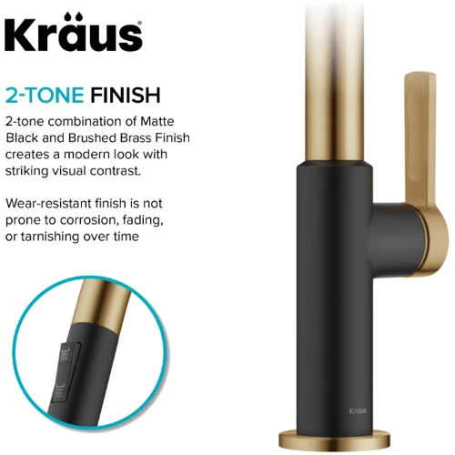 Змішувач для кухонного миття Kraus KPF-2820BBMB