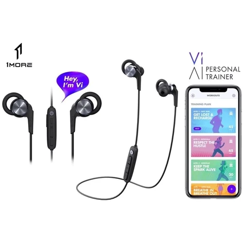 Наушники 1More E1018BT iBFree Sport Vi React Wireless Mic Black: Тип крепления без креплений
