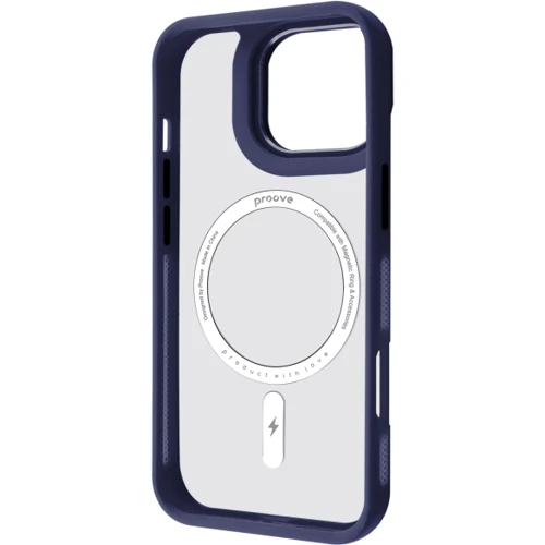 Чехол для iPhone Proove Clear Essence Case with Magnetic Ring Midnight Blue for iPhone 16 Pro Max: Тип чехла накладка на заднюю часть