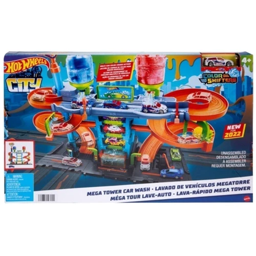 Игровой набор Hot Wheels Автомойка Мегабашня (HDP05)