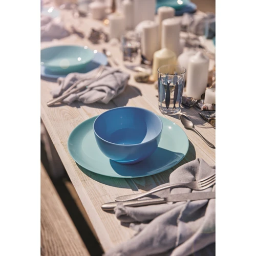 Столовий сервіз Luminarc Diwali Light Blue 18 ін. (P2962): Матеріал закаленное стекло