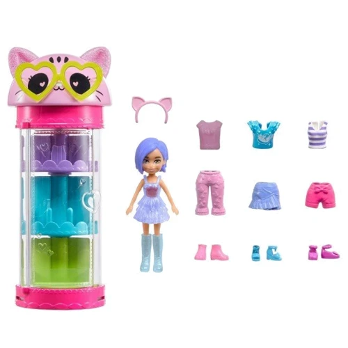Оригинальный шкаф Polly Pocket Крути и наряжайся (HKW04) фото 9