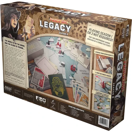 Настольная игра Z-Man Games Pandemic: Legacy - Season Zero - EN НА АНГЛИЙСКОМ ЯЗЫКЕ: Производитель Z-Man Games