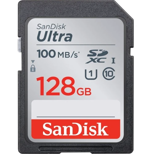 Карта памяти SanDisk 128GB SDXC class 10 UHS-1 (SDSDUNR-128G-GN3IN)