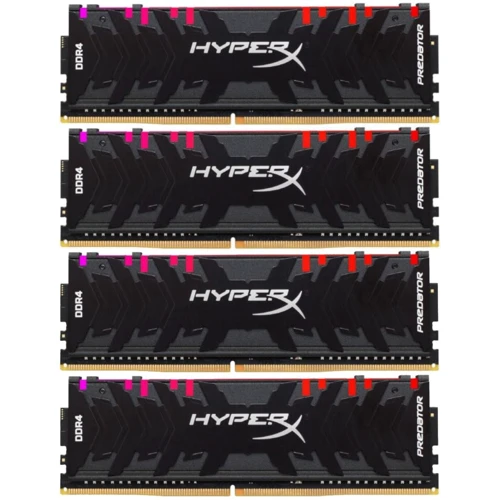 HyperX (Kingston FURY) 128 GB (4x32GB) DDR4 3600 MHz Predator RGB (HX436C18PB3AK4 / 128)