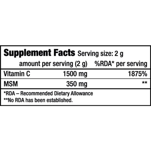 BioTechUSA MSM + Vitamin C 150 g /75 servings/ Lemon: Форма выпуска Порошок
