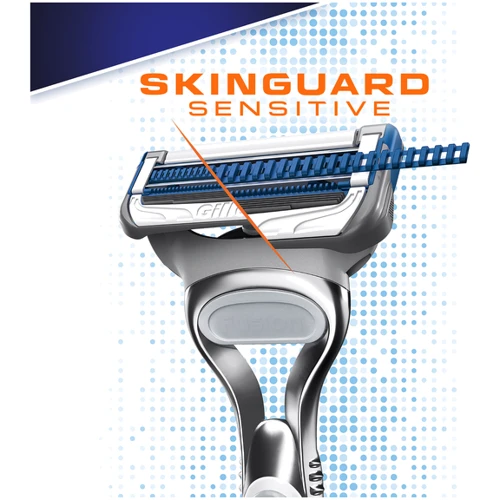 Gillette SkinGuard Sensitive Станок для бритья с 2 сменными кассетами: Количество в упаковке, шт 2