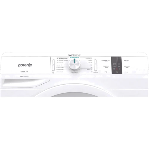 Пральна машина Gorenje WP60S2/IRV: Завантаження білизни (прання), кг 6