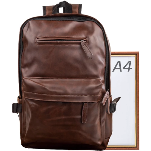 Чоловік рюкзак Valiria Fashion коричневий (3DETBM9805-10): Фактура Гладка, матова