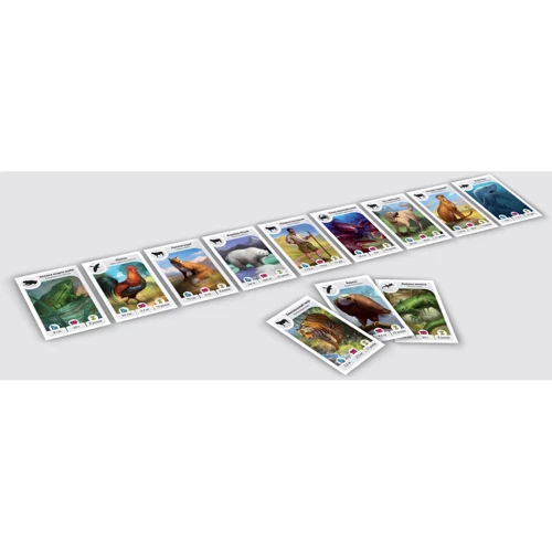 Настольная игра ROZUM Картолиния: Животные (Cardline: Animals): Возраст от 7-ти лет
