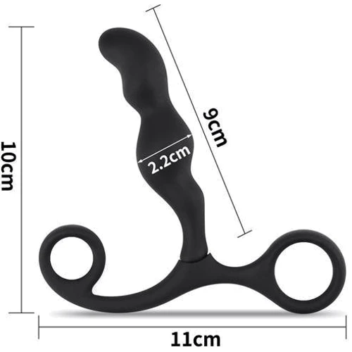 Стимулятор простаты Lovetoy Ultimate Silicone P Spot Teaser Black