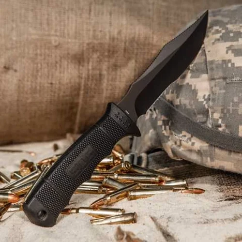 Нож SOG SEAL Pup Elite Kydex Sheath (SOG E37T-K): Система блокировки Нет