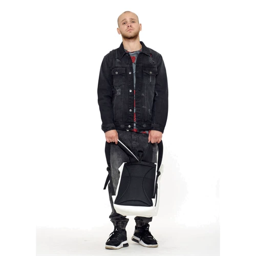 Мужской рюкзак Sambag RollTop Milton белый (24211008m): Фактура Матовая, Гладкая