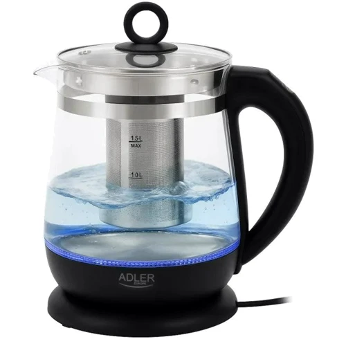 Электрочайник Adler AD 1299 black: Мощность, Вт 1850