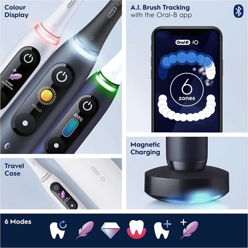 Зубная щетка Oral-B iO Series 8 Duo Black&White фото 6