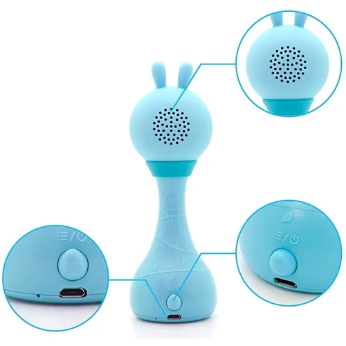 Умный зайка Alilo R1 YoYo голубой фото 6