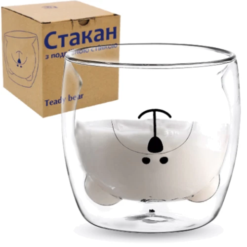 Стакан с двойной стенкой S&T Teady bear 300 мл (202-40)
