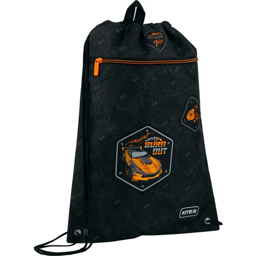 Сумка для взуття з кишенею Kite Education Burn Out K22-601M-4: Матеріал Полиэстер