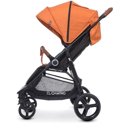 Коляска прогулочная El Camino ME 1024 X4 Orange Lines Оранжевый (ME 1024 Orange Lines EL CAMINO): Материал колес EVA