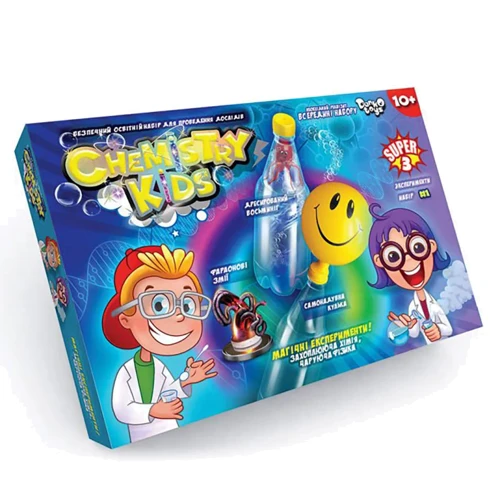 Набор для проведения опытов Danko Toys "Chemistry Kids" CHK-01-01-04U УКР (CHK-01-01U)