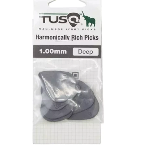 Медиатор Набор медиаторов GRAPH TECH PQP-0100-G6 TUSQ Standard Pick 1mm Gray (Deep) 6 Pack: Форма медиатора Standard