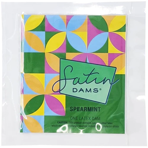 Серветка латексна Satin Dams Spearmint 1 шт: Тип Ароматизовані