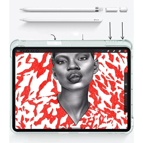 Аксессуар для iPad BeCover Soft Edge with Pencil mount Pink for iPad 10.9 (2022 / 2024) / iPad 11 2025 (708486): Цвет розовый