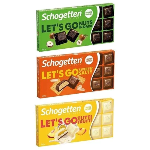 Шоколад Schogetten Lets Go Tutti Frutti, 100 г (WT3529): Умови зберігання Зберігати в сухому місці і далеко від джерел тепла