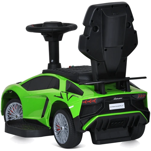 Детский электромобиль-толокар 2в1 Bambi Lamborghini зеленый (M 5777EBL-5)
