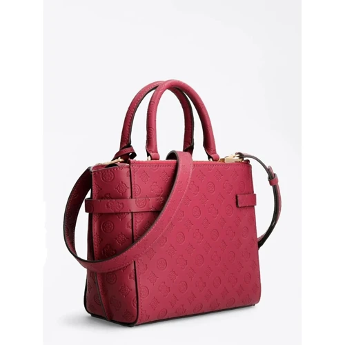 Женская сумка тоут Guess Bea Society Satchel сливовая (HWVS8132060-PLU): Пол Женский