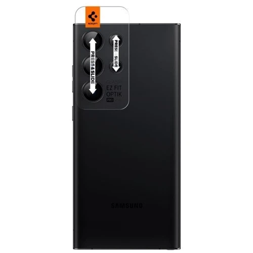 Аксесуар для смартфона Spigen Tempered Glass Glas.tR EZ Fit Optik Pro (2P) (AGL05950) для Samsung S918 Galaxy S23 Ultra: Сумісність Samsung S918 Galaxy S23 Ultra