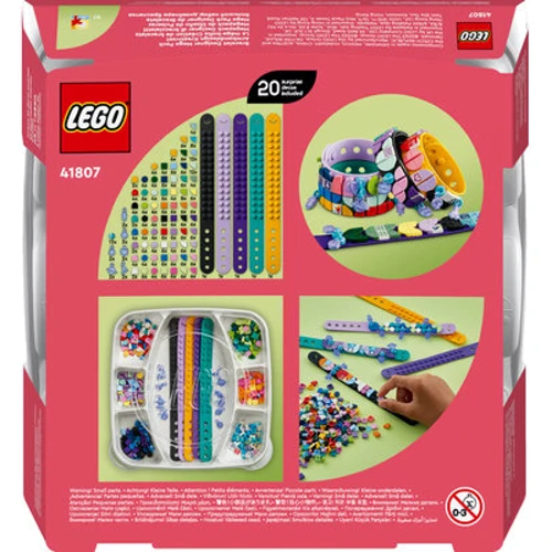 Конструктор LEGO DOTS Меганабор для создания браслетов (41807): Рекомендуемый возраст от 6 лет