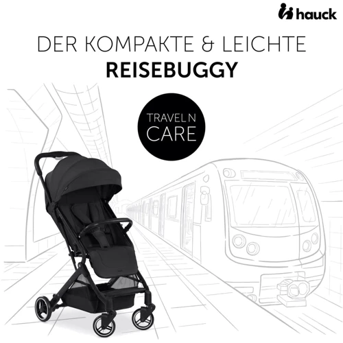Коляска прогулочная Hauck Travel N Care Black (16014-5) фото 7