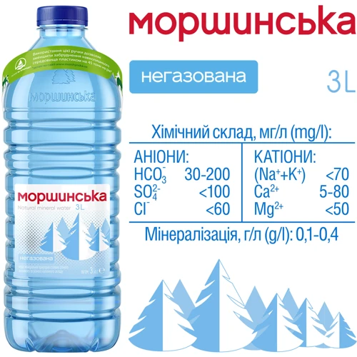 Вода Моршинська минеральная природная столовая негазированная 2х3 л (DS48200170009632): Вид Вода
