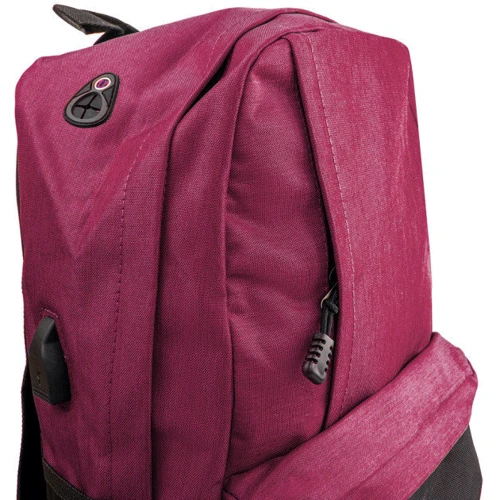 Мужской рюкзак Valiria Fashion бордовый (DETAU2600-1): Тип ручки Плечевой ремень, Короткая ручка