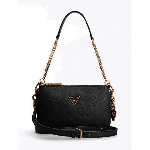 Женская сумка через плечо Guess Destiny Top Zip Shoulder черная (HWVB7878180-BLA)