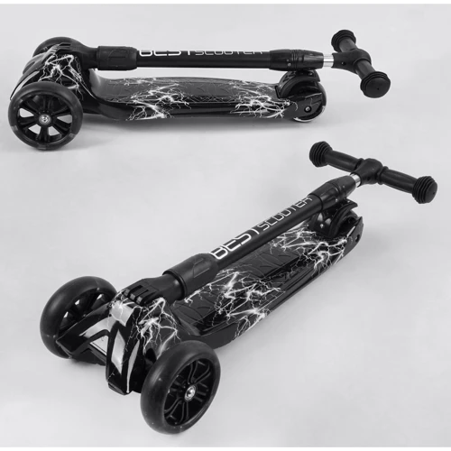 Самокат Best Scooter Maxi чорний (11-505): Тип коліс литі